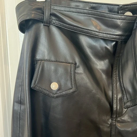 nwt BLANK NYC Faux Leather Maxi Skirt - Picture 8 of 10